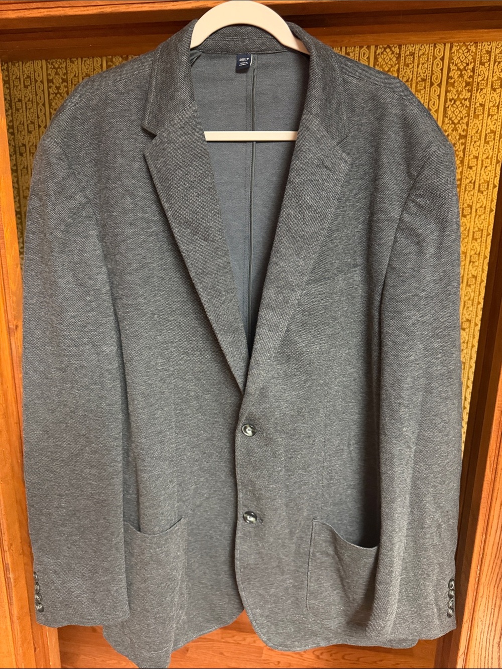 Joseph Abboud Gray Knit Sport Coat. 3XLT